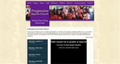 Desktop Screenshot of progressivebaptistqc.com