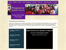 Tablet Screenshot of progressivebaptistqc.com